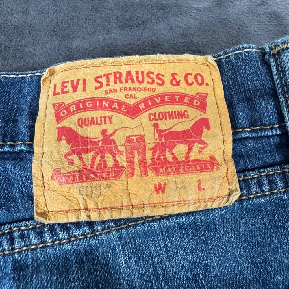 Levi's 505 Regular Fit Jeans Mens 34x32 Blue Straight Leg Denim 00505-1314